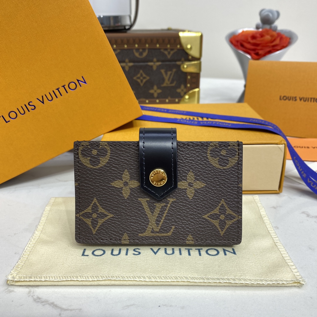 Louis Vuitton Wallet Card pack Replica US
 Monogram Canvas Cowhide M80878