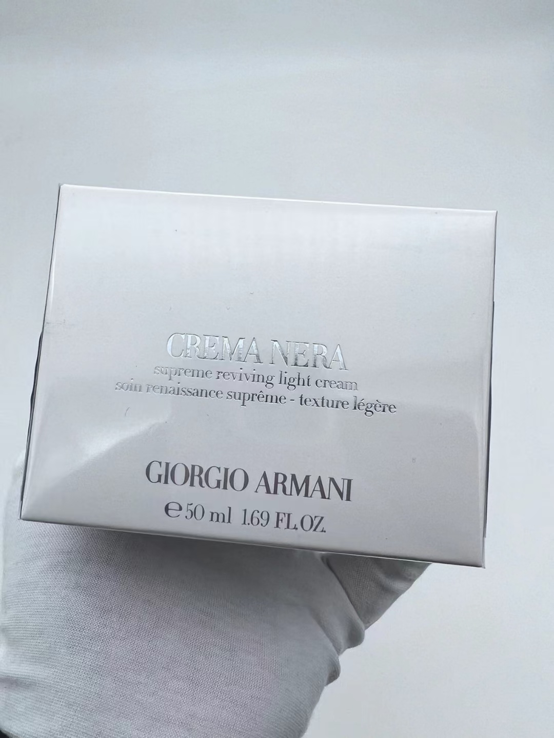 100. Crema facial Armani黑曜石 50ml ligera/versión Mingtong 🔜 Versión Mingtong. ¡Alta calidad❗️🇮🇹Armani Crema facial Ar…