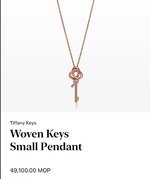 Tiffany&Co. Jewelry Necklaces & Pendants