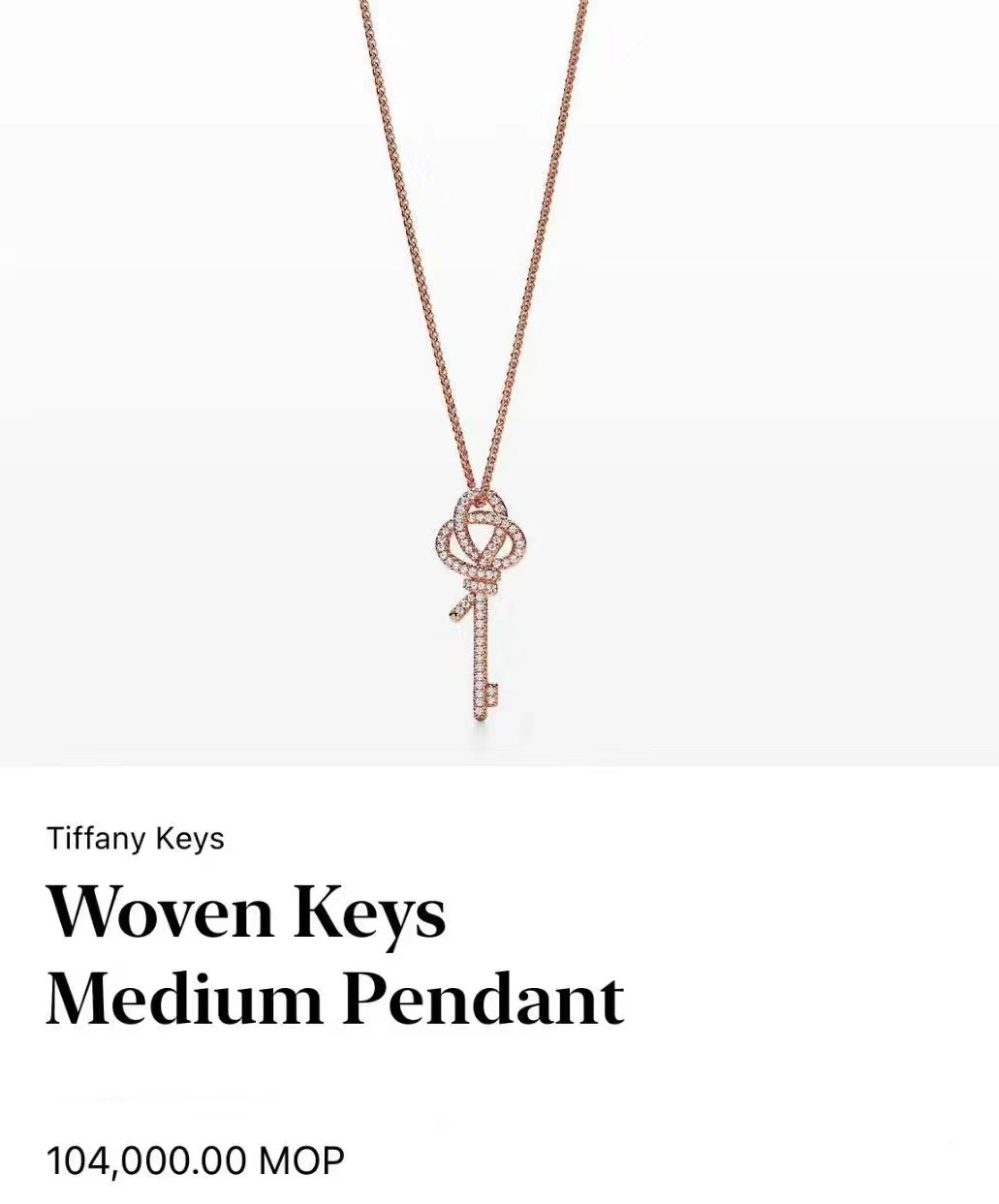 Tiffany&Co. AAA
 Jewelry Necklaces & Pendants