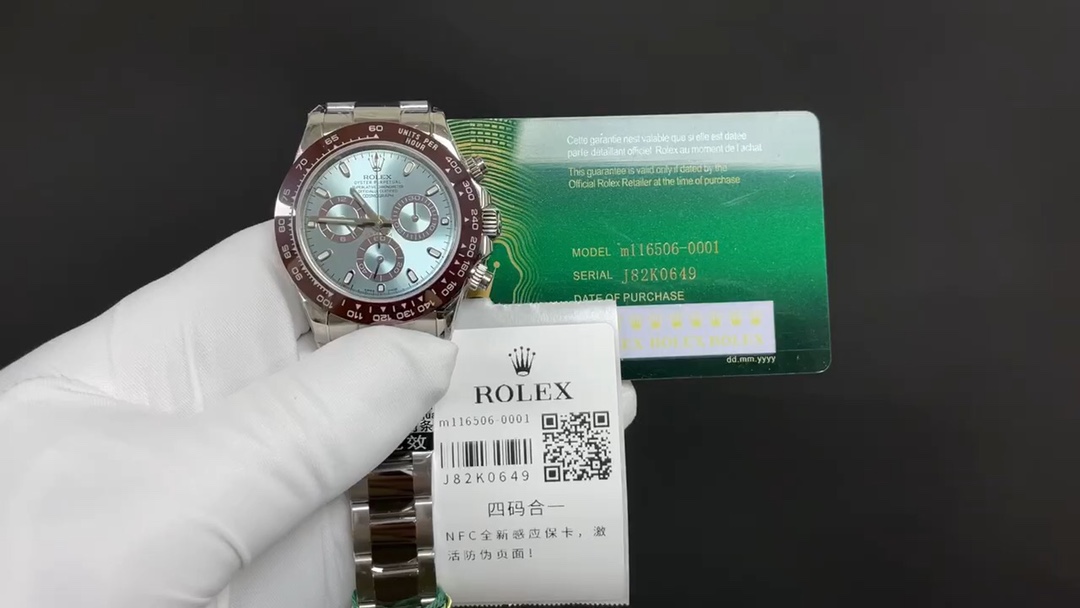 Rolex Daytona Orologio da Polso Blu