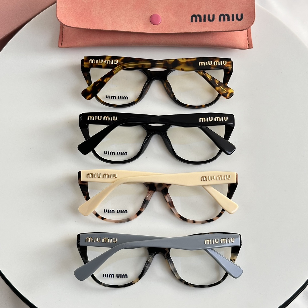 ️MIUMIUMU04SVSIZE53-18-140缪缪新品眼镜框