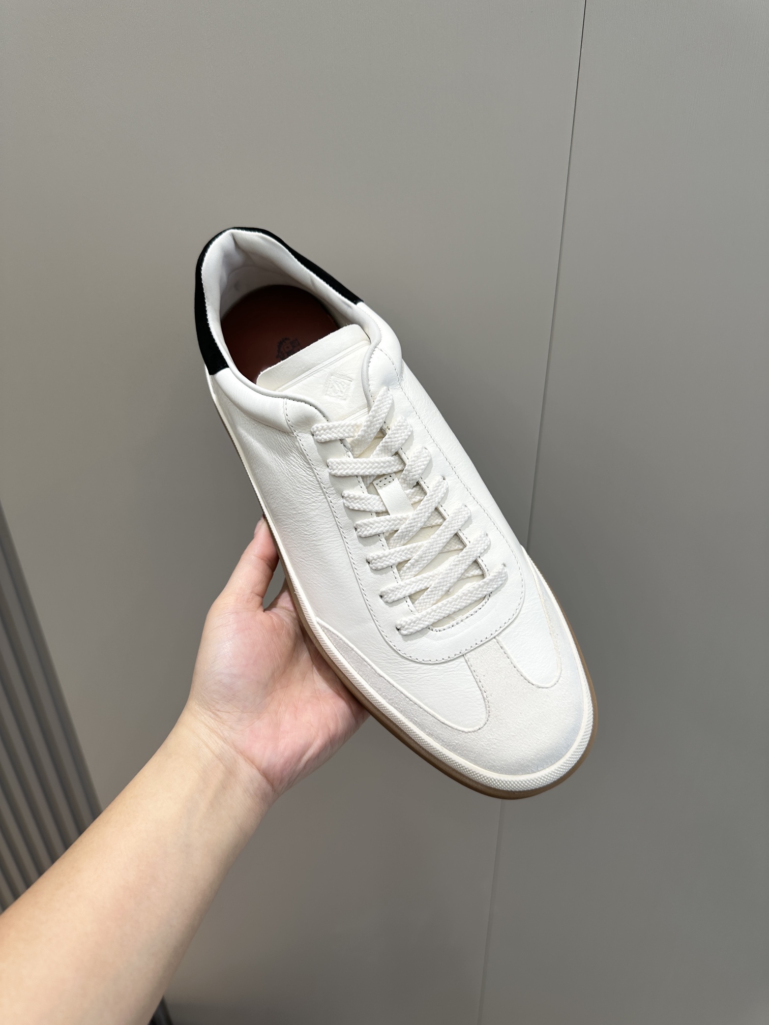 loro piana LP Tennis Walk Sneakers - TopEstos nuevos tenis importados de piel de vacuno con forro de