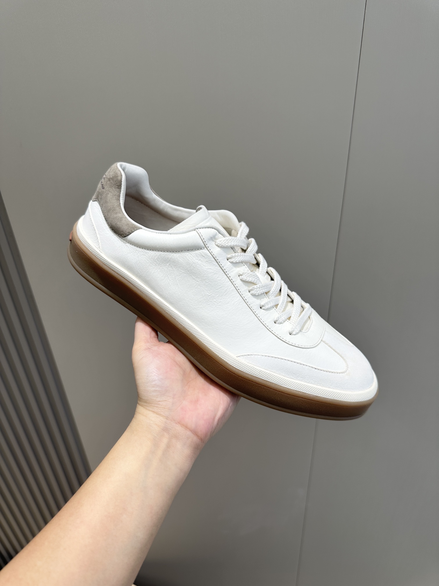 loro piana LP Tennis Walk Sneakers - TopEstos nuevos tenis importados de piel de vacuno con forro de