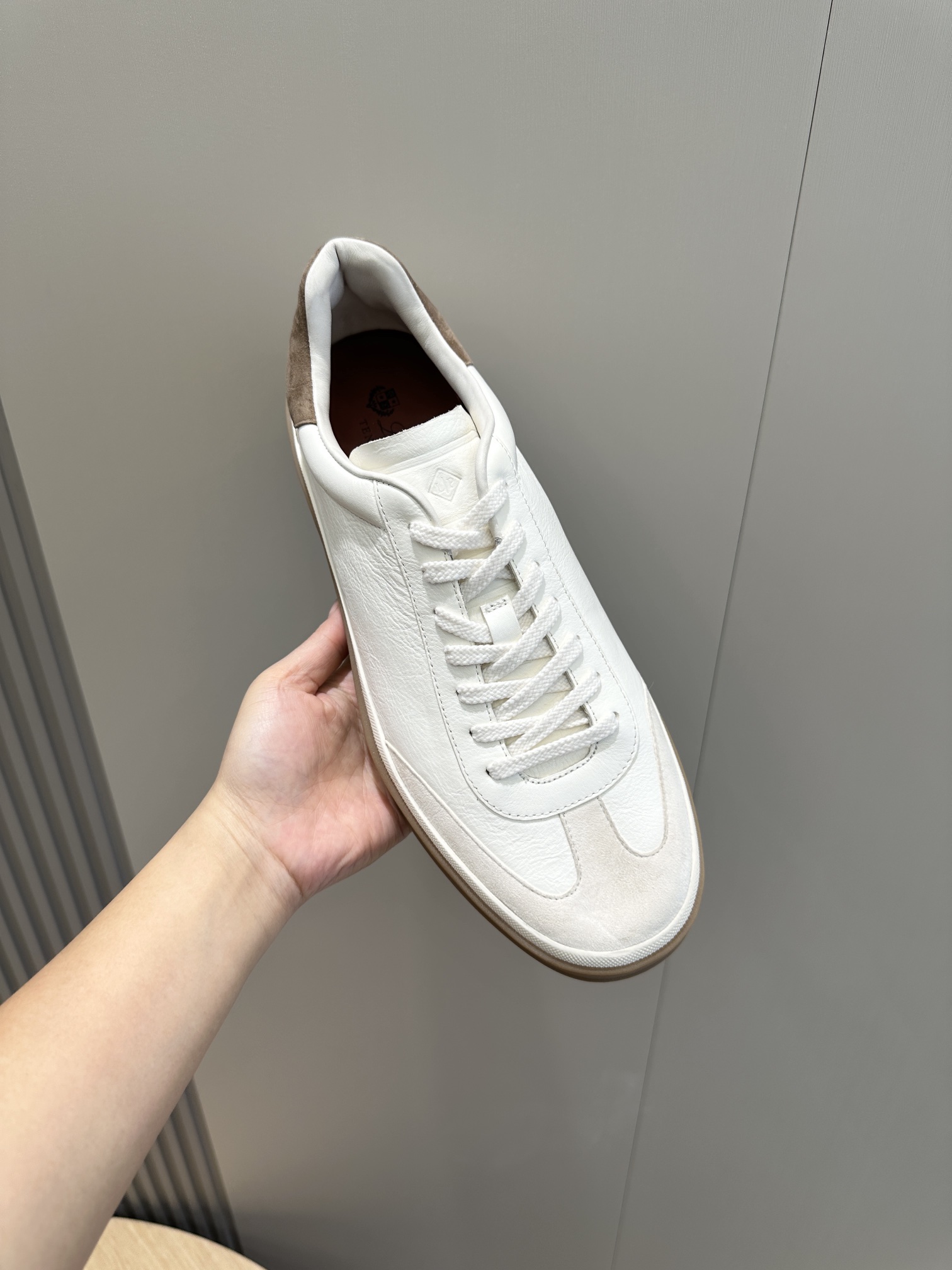 loro piana LP Tennis Walk Sneakers - TopEstos nuevos tenis importados de piel de vacuno con forro de