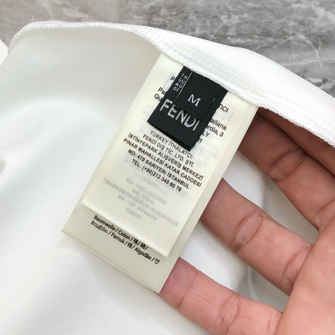  FD 芬迪2025春夏新款原单男士圆领短袖T恤 🔥专柜同步售卖 ✨✨高端品质 高版本 OS版型阔版 爆