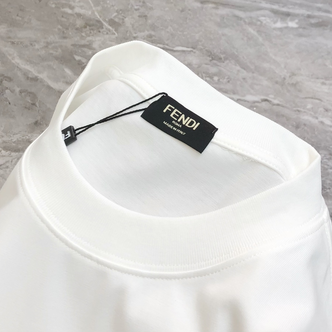  FD 芬迪2025春夏新款原单男士圆领短袖T恤 🔥专柜同步售卖 ✨✨高端品质 高版本 OS版型阔版 爆