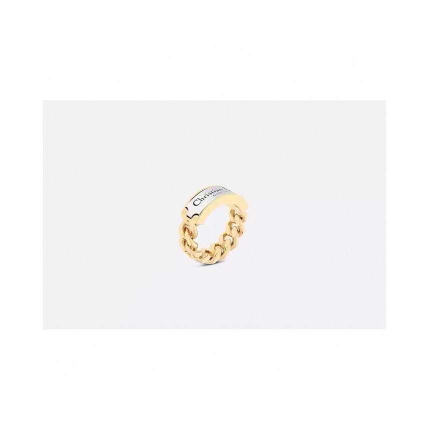 Dior Knockoff
 Jewelry Ring- Yellow Brass