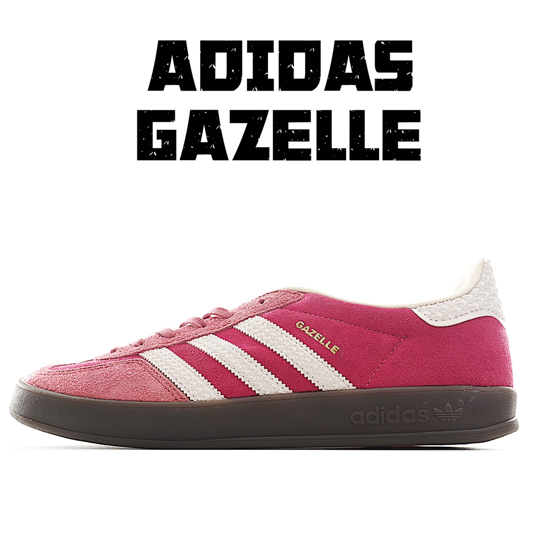 200  独家实拍AD originals Gazelle Indoor Trainers 羚羊内训系列低帮板鞋草莓熊 IF1809