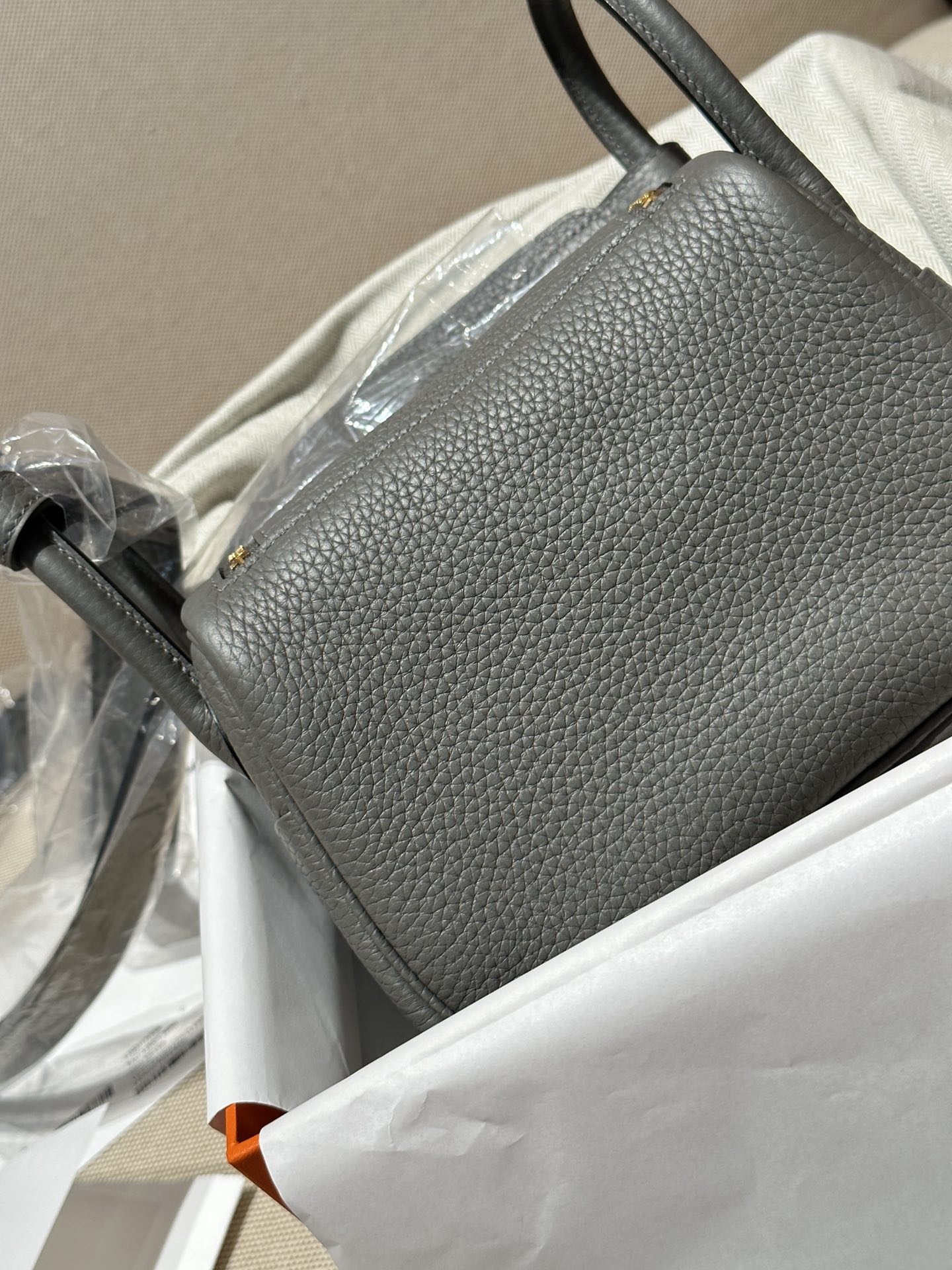 Hermes Lindy Grey mini shoulder everyday