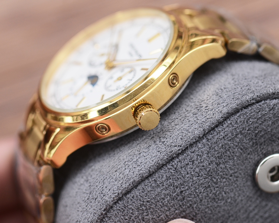 男人挚爱六针腕表️最新百达翡丽最佳设计独家首发类型精品男士腕表表带真牛皮/316表带机芯全自动机械机芯镜