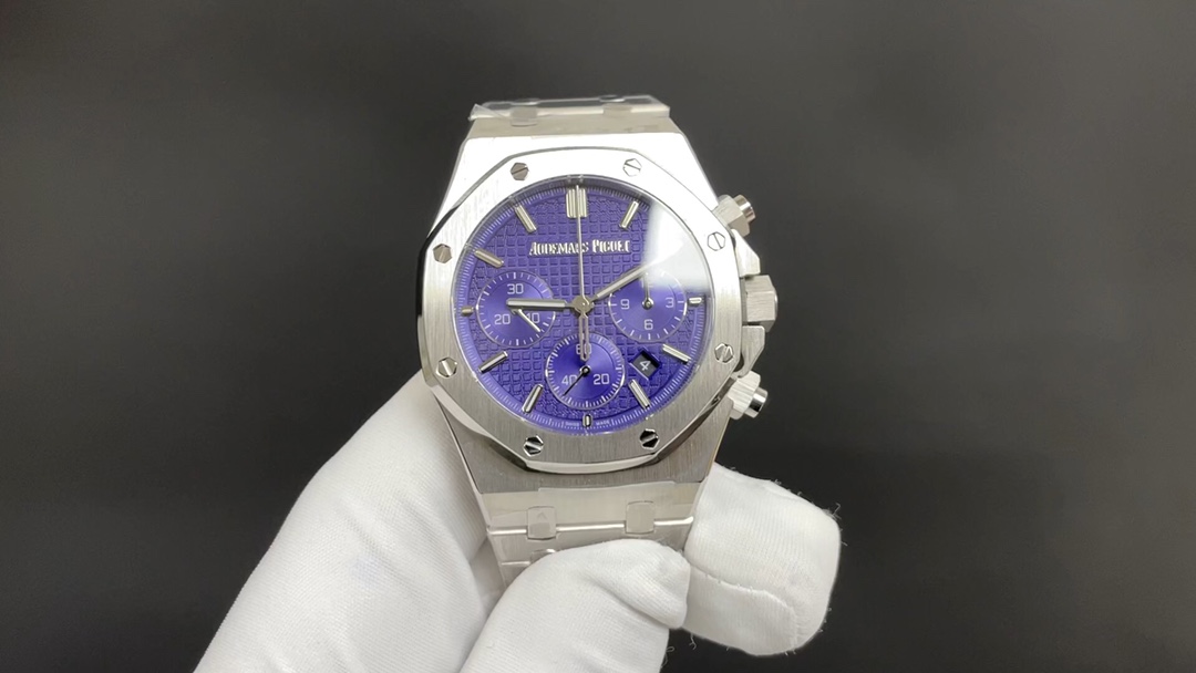 Audemars Piguet Orologio da Polso Viola Bianco