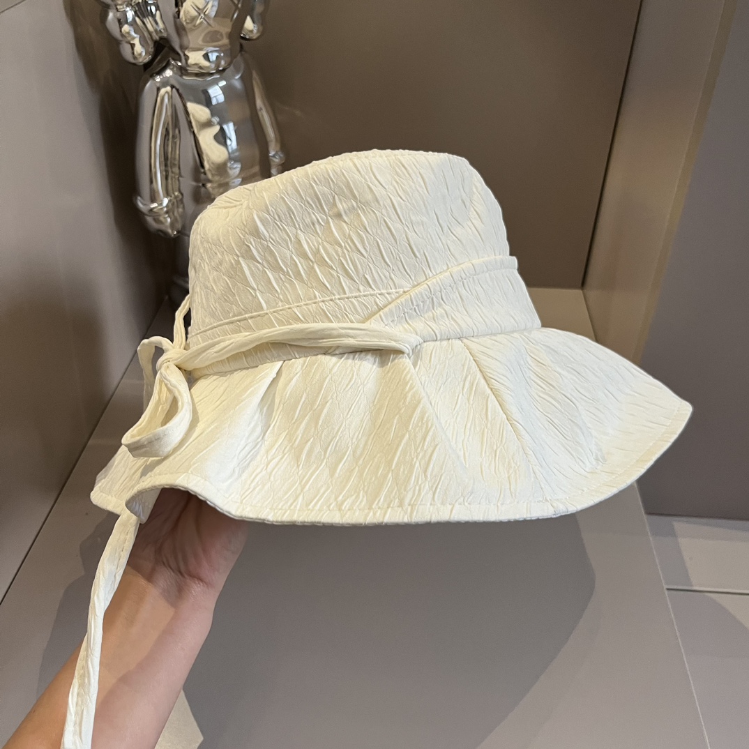 yzdsq Celine新款渔夫布帽，荷叶边设计，高级名媛风，头围wbezcm