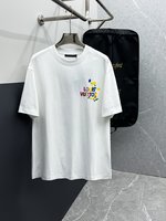 Good
 Louis Vuitton Clothing T-Shirt Cotton Fashion Short Sleeve