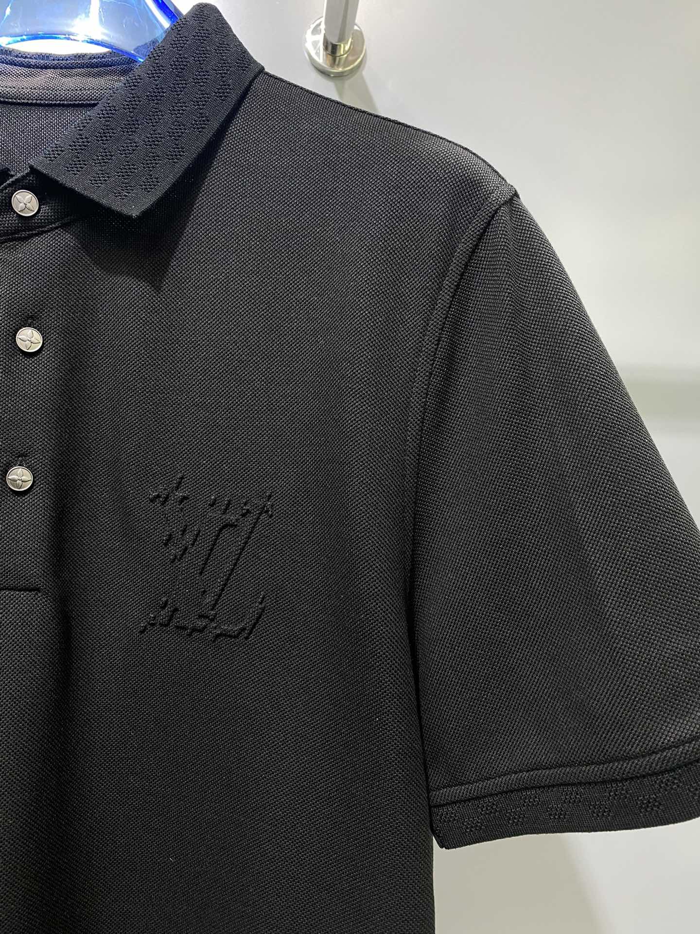 #PD夏季新款短袖T恤Polo客供定制珠地面料简单时尚款超级好看！简单大方的款式！满满的高级感四季可穿颜