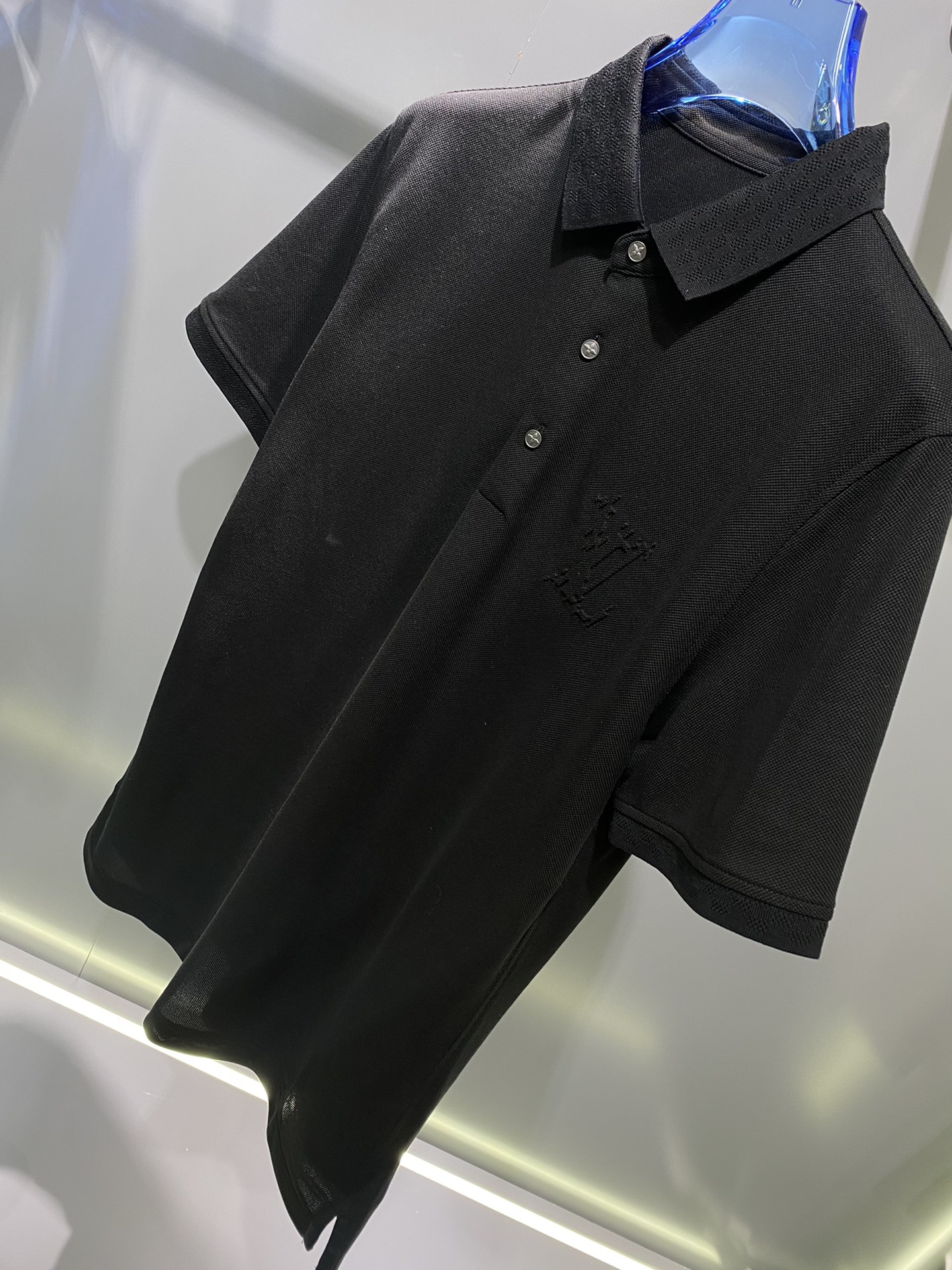 #1v夏季新款短袖T恤Polo客供定制珠地面料简单时尚款超级好看！简单大方的款式！满满的高级感四季可穿颜