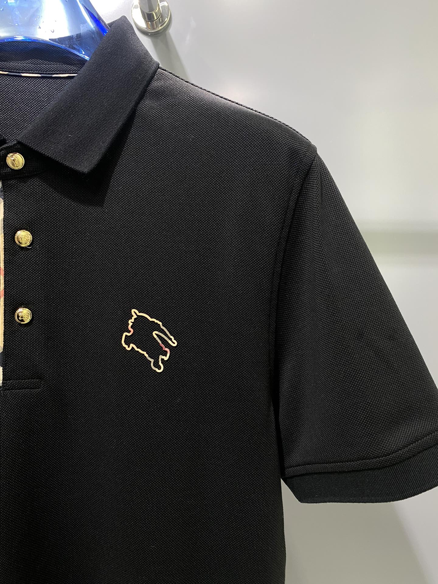 #Bu夏季新款短袖T恤Polo客供定制珠地面料简单时尚款超级好看！简单大方的款式！满满的高级感四季可穿颜