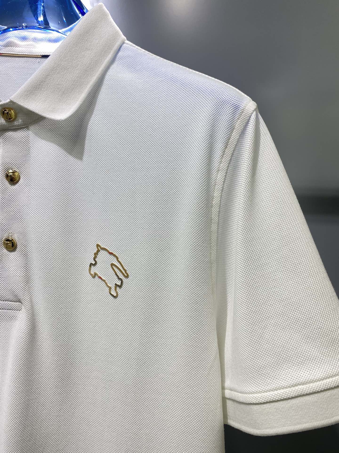 #bu夏季新款短袖T恤Polo客供定制珠地面料简单时尚款超级好看！简单大方的款式！满满的高级感四季可穿颜