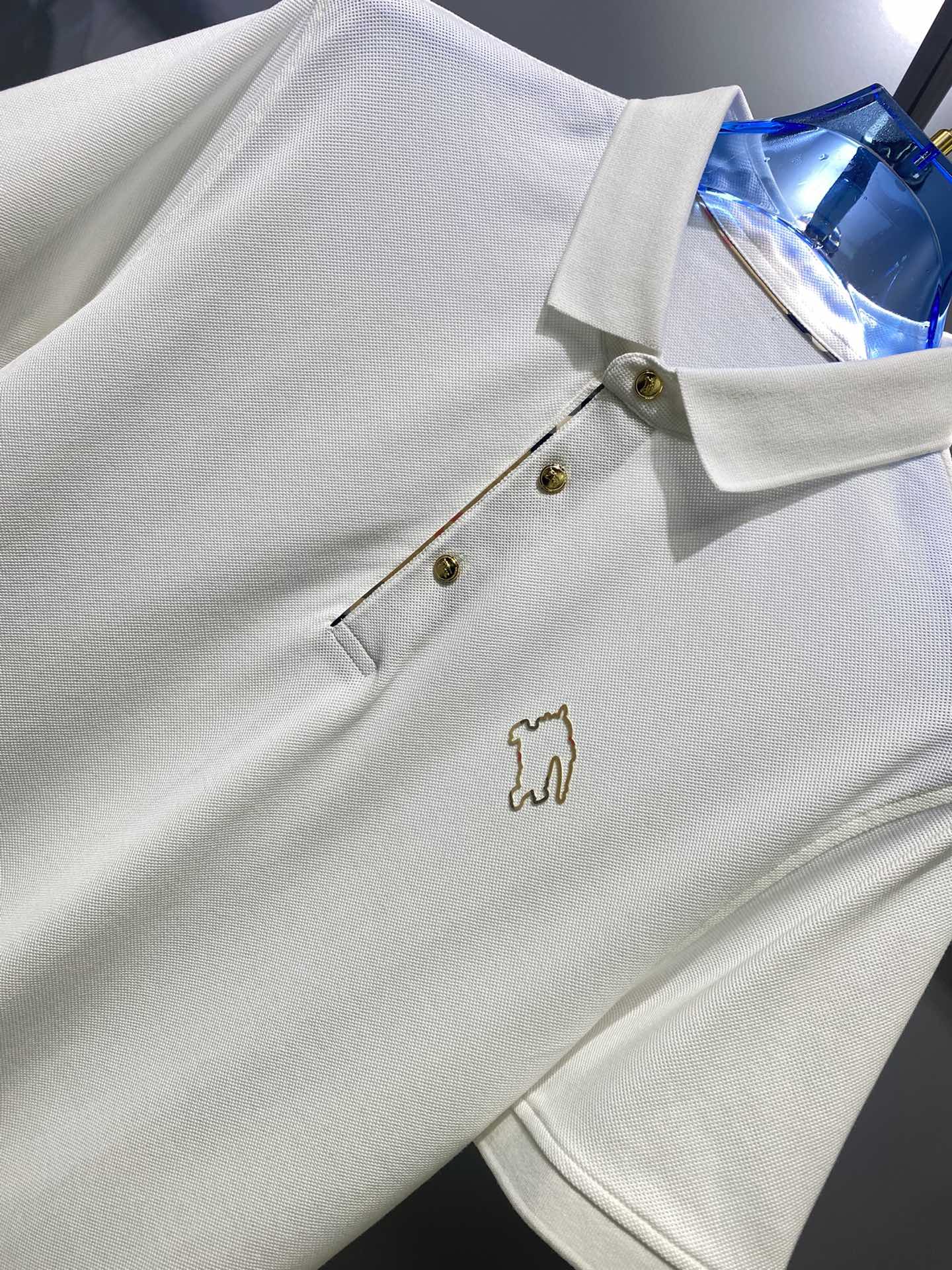 #bu夏季新款短袖T恤Polo客供定制珠地面料简单时尚款超级好看！简单大方的款式！满满的高级感四季可穿颜