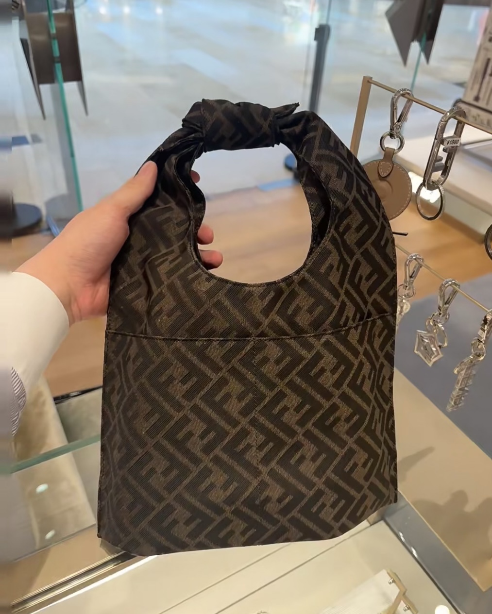 Fendi Out of the circle lunch box bag
