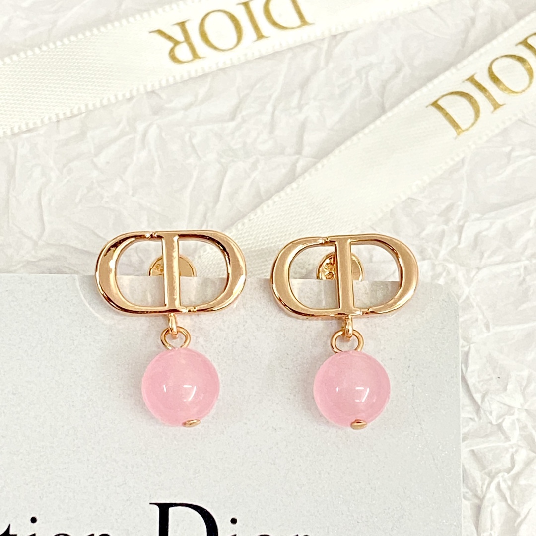 Dior Jewelry Earring Pink Rose Gold