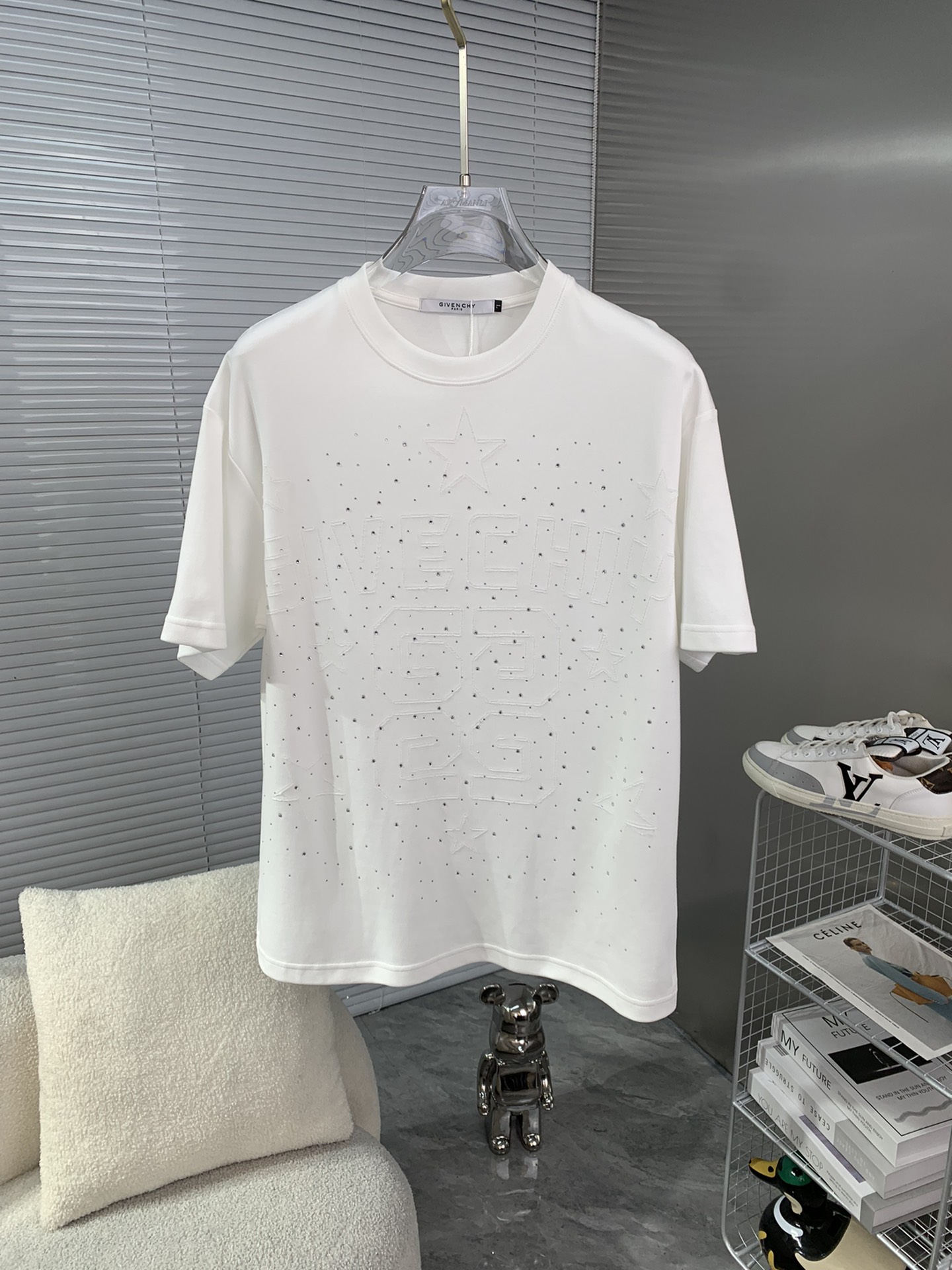 Givenchy Clothing T-Shirt Cotton Mercerized Spring/Summer Collection Short Sleeve