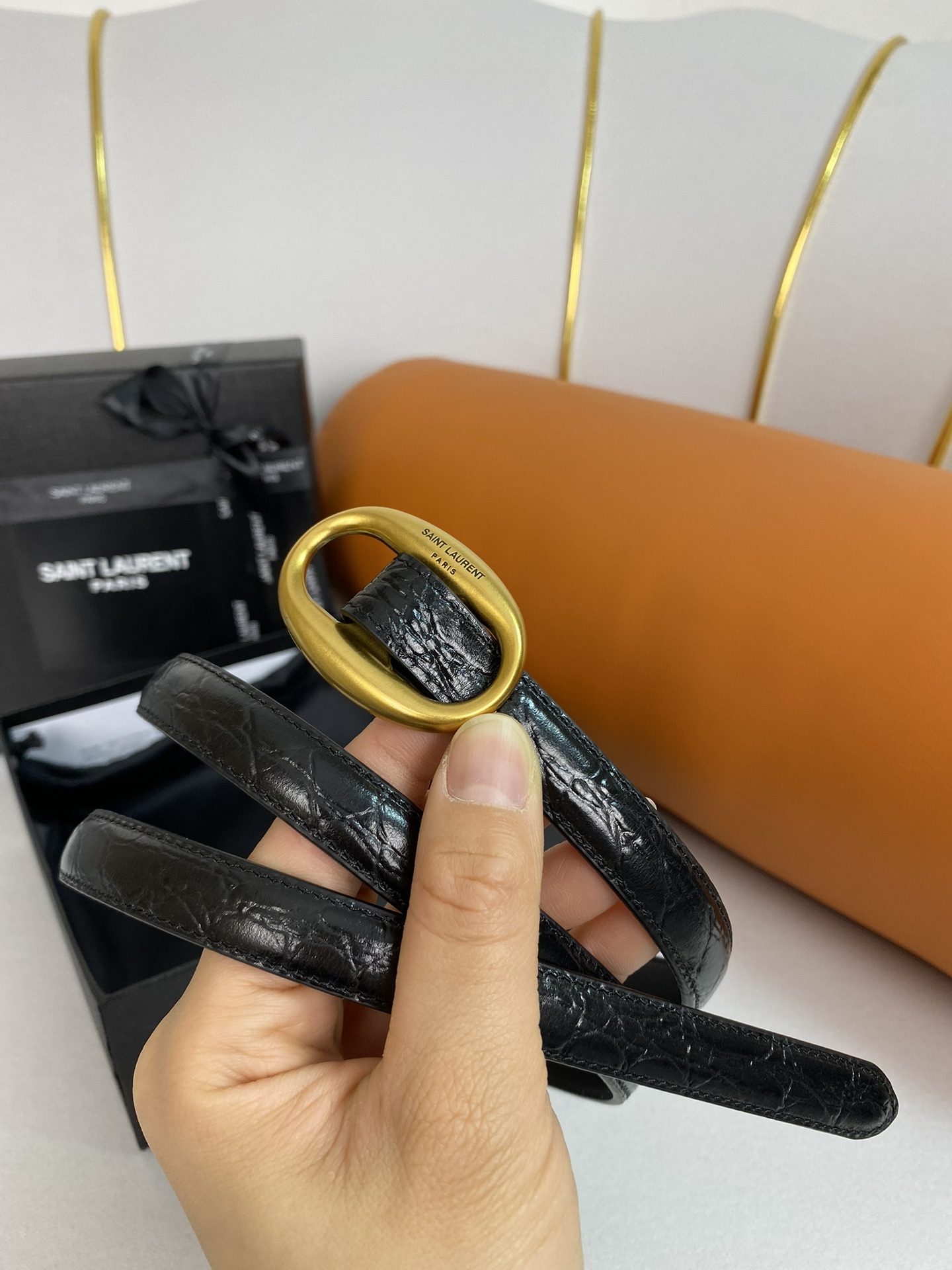 [YSL Belts]2025 Spring Show SaintLaurent Ladies Belt Belt and Belt, Original R