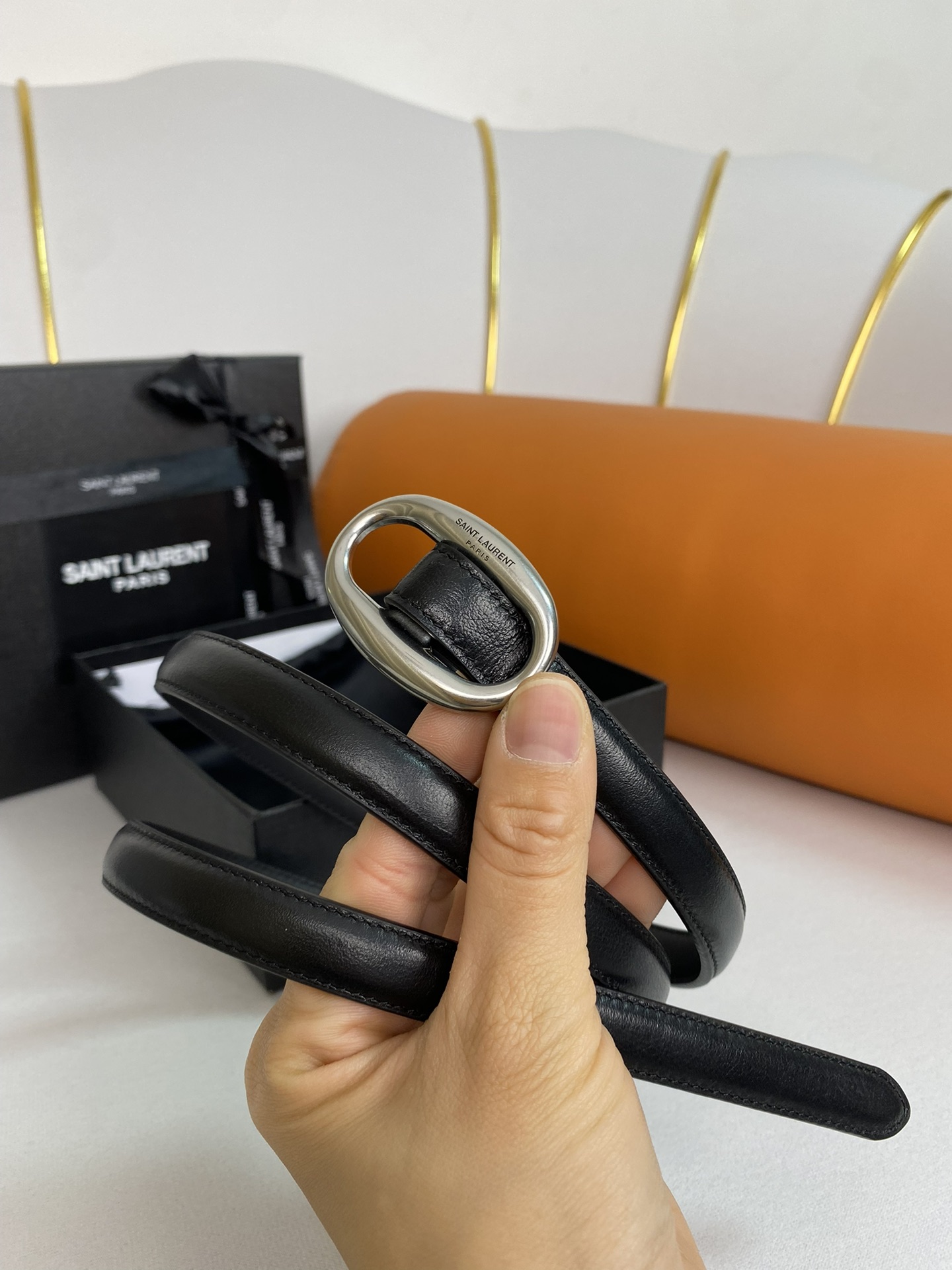 [YSL Belts]2025 Spring Show SaintLaurent Ladies Belt Belt and Belt, Original R