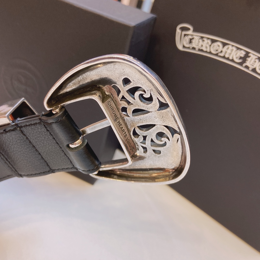 克罗心s925猫爪纯铜镀银精品扣搭配原厂皮腰带精品宽度3.7cm