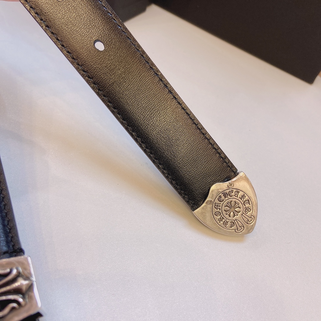 克罗心s925猫爪纯铜镀银精品扣搭配原厂皮腰带精品宽度3.0cm