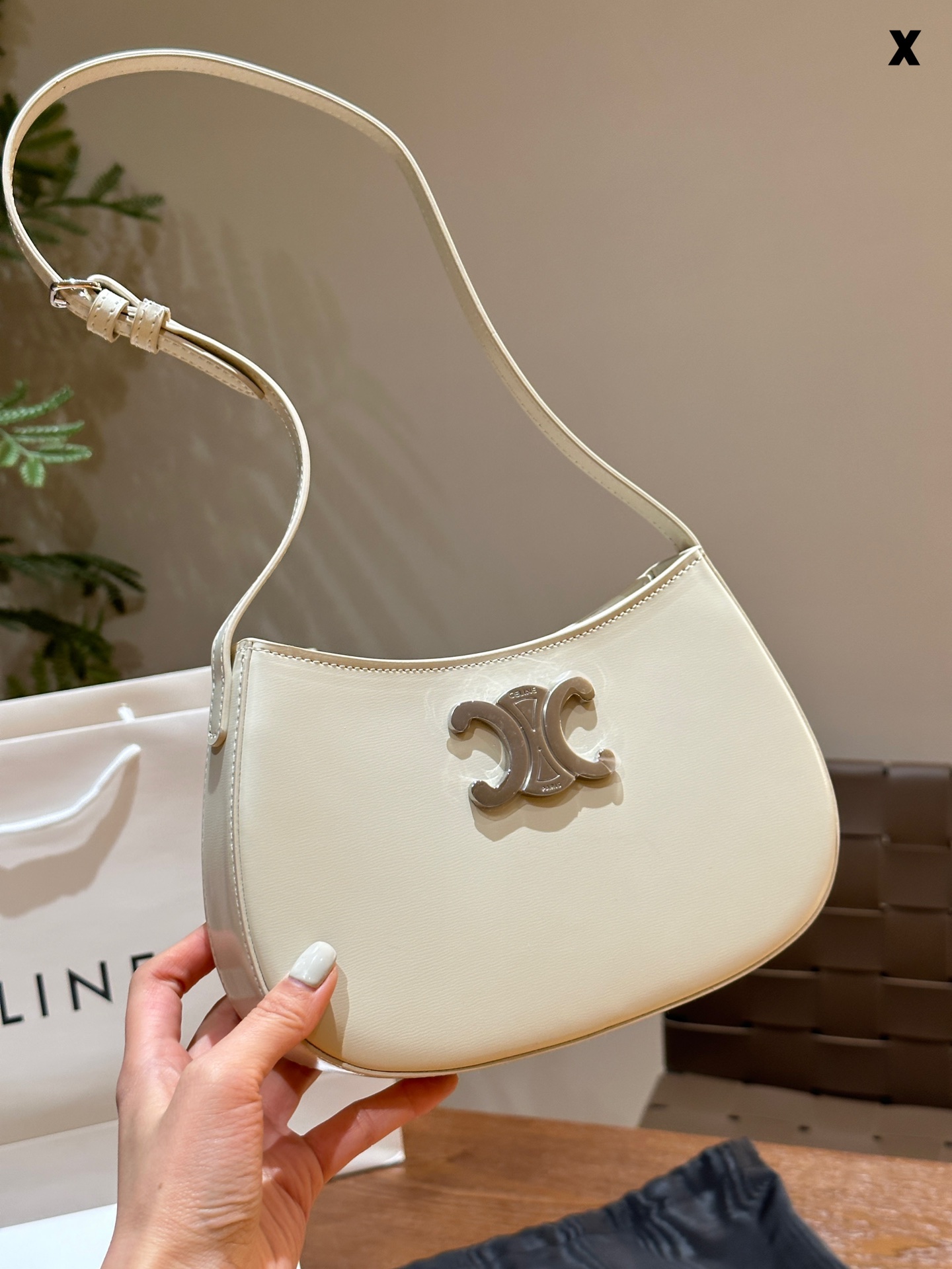 Quality Replica
 Celine Handbags Crossbody & Shoulder Bags Gold Printing Canvas Cowhide Sheepskin Spring Collection Triomphe Underarm