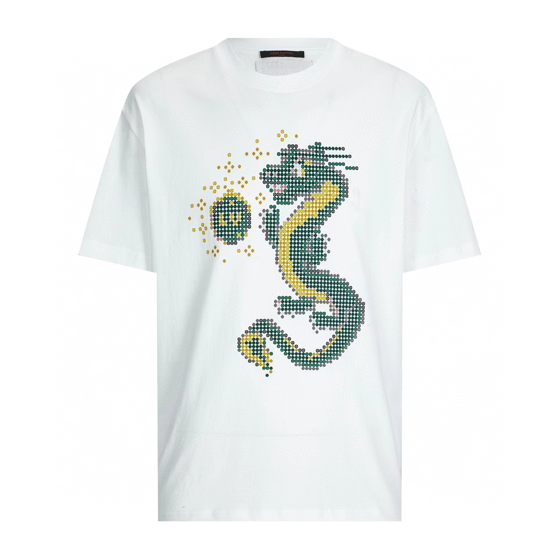 Buy Cheap
 Louis Vuitton Clothing T-Shirt Combed Cotton Short Sleeve