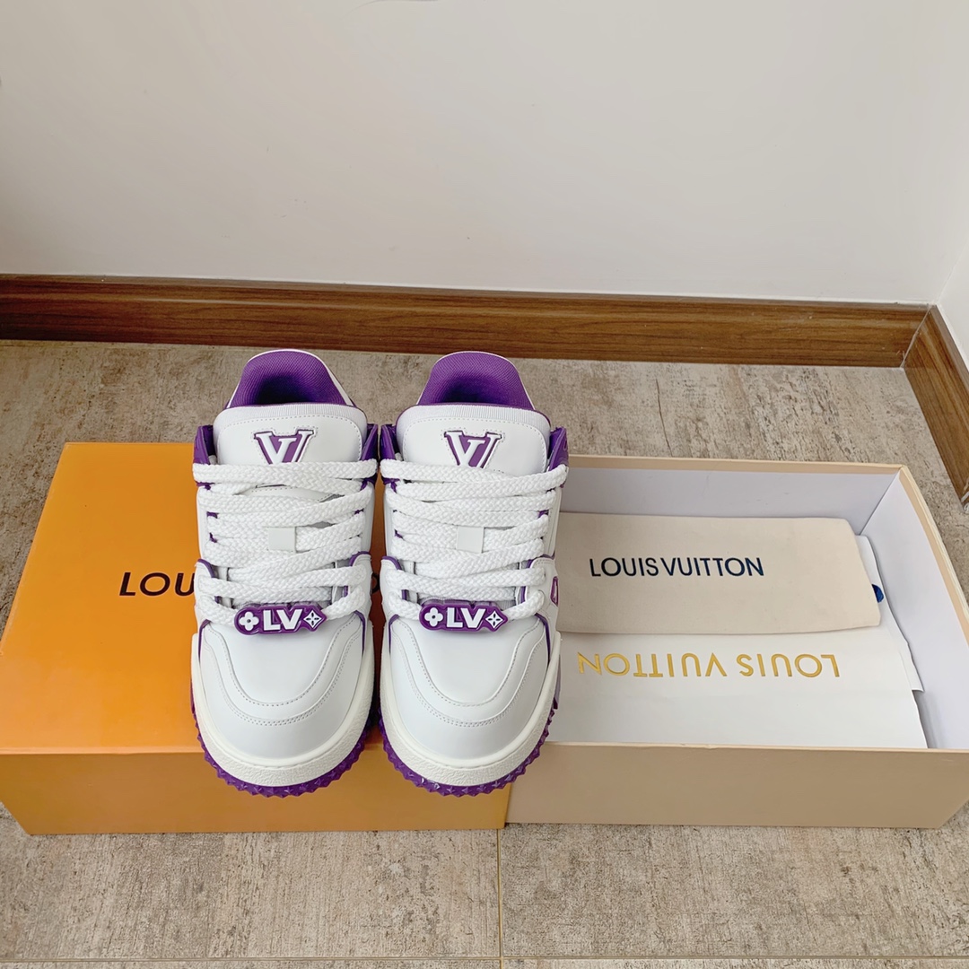 Louis Vuitton Shoes Sneakers Unisex Women Men Calfskin Cowhide Resin TPU Spring Collection Fashion Sweatpants