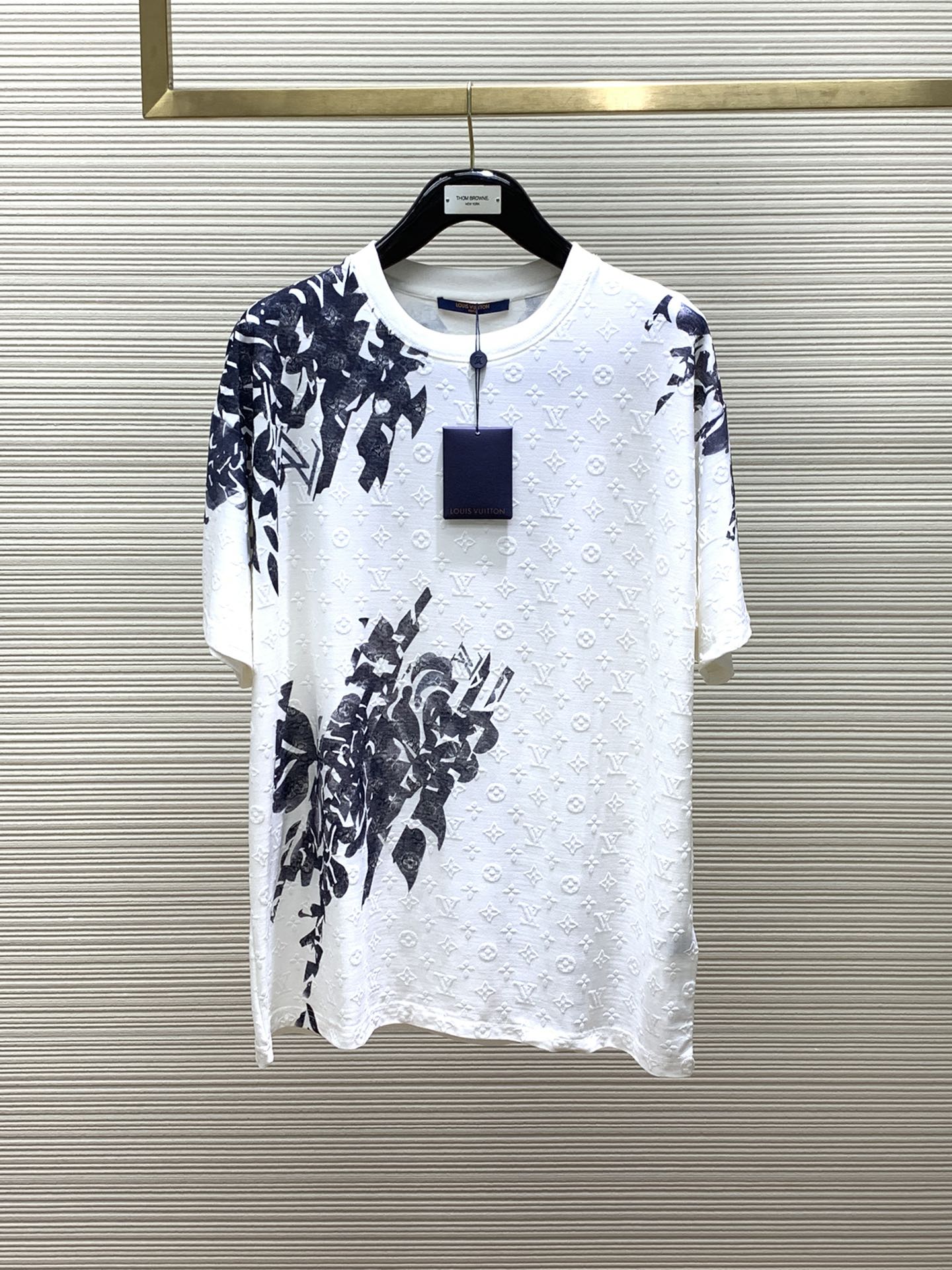 Louis Vuitton Clothing T-Shirt Spring/Summer Collection Fashion Short Sleeve