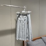 Dior Clothing Skirts Grey Light Gray Wool Spring/Summer Collection