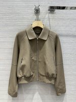 Hermes Clothing Coats & Jackets White Lychee Pattern Lambskin Sheepskin Spring/Summer Collection