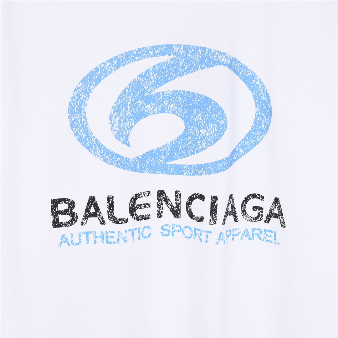 Balenciaga/巴黎世家 24ss 新标语logo印花短袖