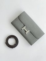 Hermes Constance Crossbody & Shoulder Bags Grey Epsom H0199148