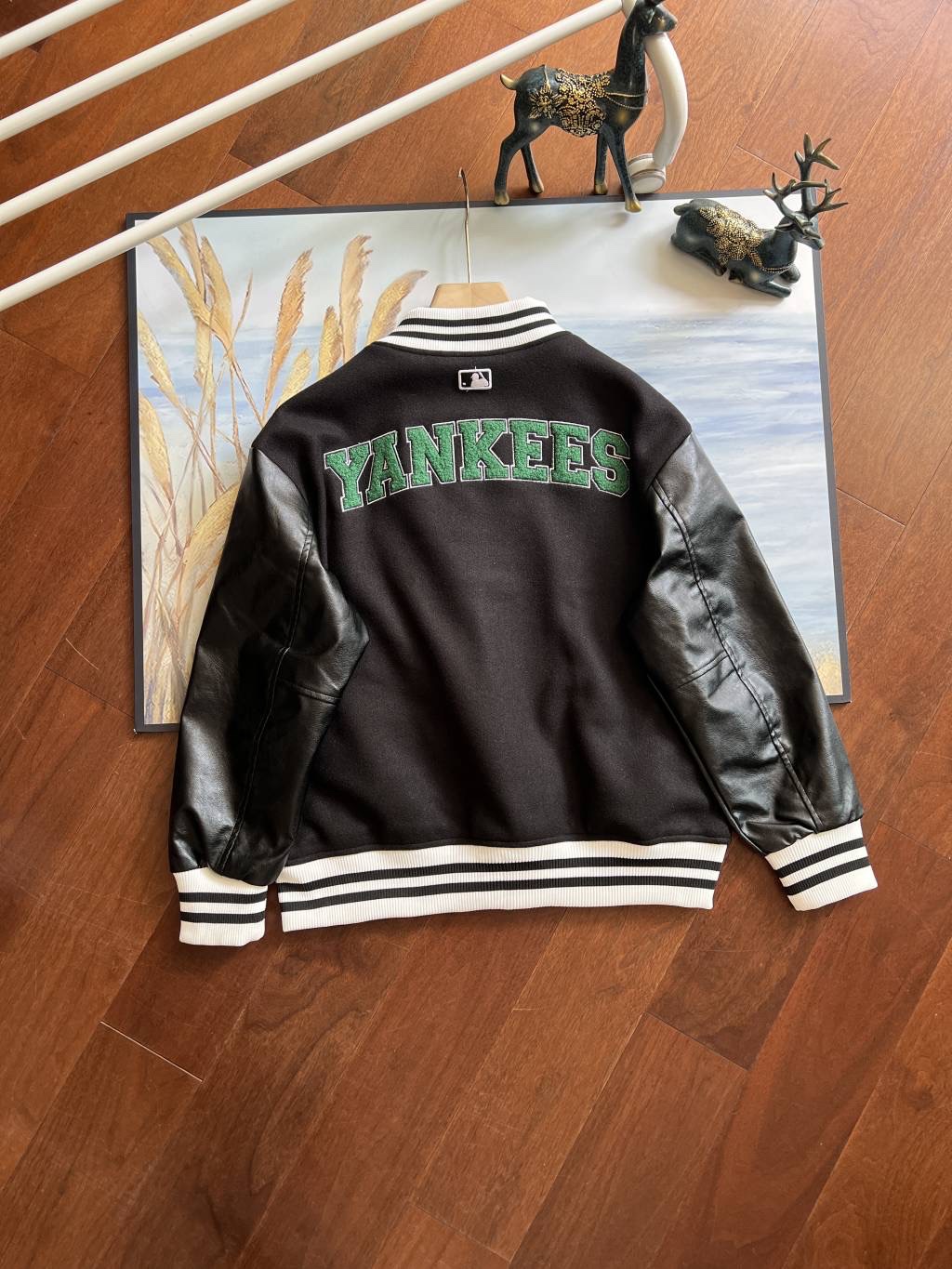 MLB Embroidered Baseball Jacket for Couples, Classic College Style, Various Sizes and Colors - 图片 5