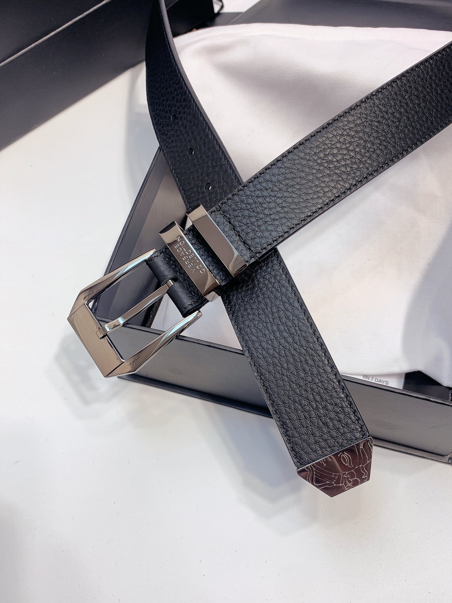 [Versace Belts]Versace has a width of 3.5CM, and the original lychee pattern i