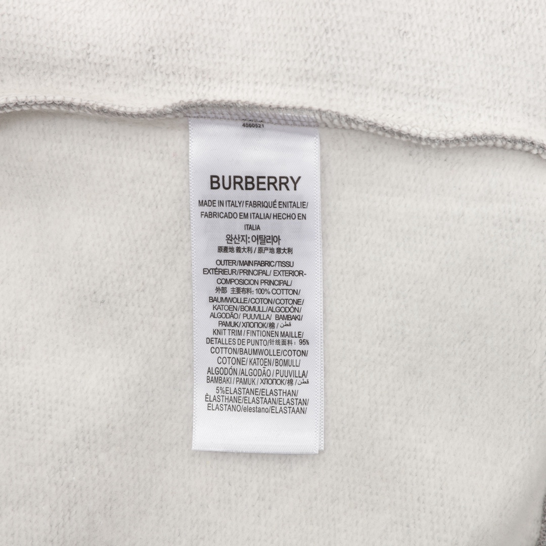 Burberry/巴宝莉 格子拼接拉链连帽外套