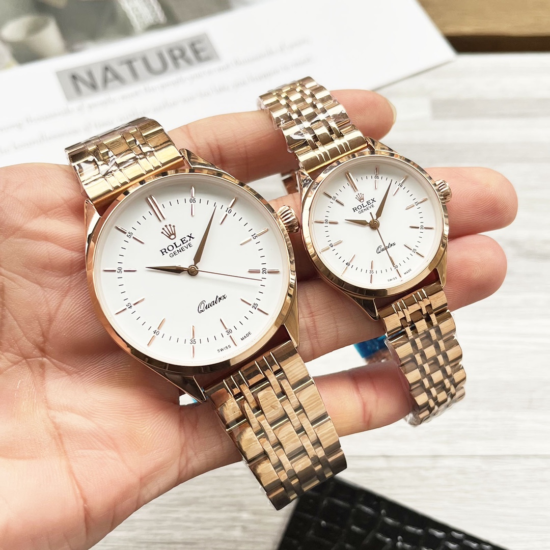 Rolex Couple’s Wristwatch with White and Gold Hulls, Steel Belts: Features and Specifications - 图片 2