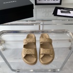 Chanel Chaussures Sandales Genuine Leather Peau de mouton La plage 1 Chanel Chaussures Sandales Genuine Leather Peau de mouton La plage