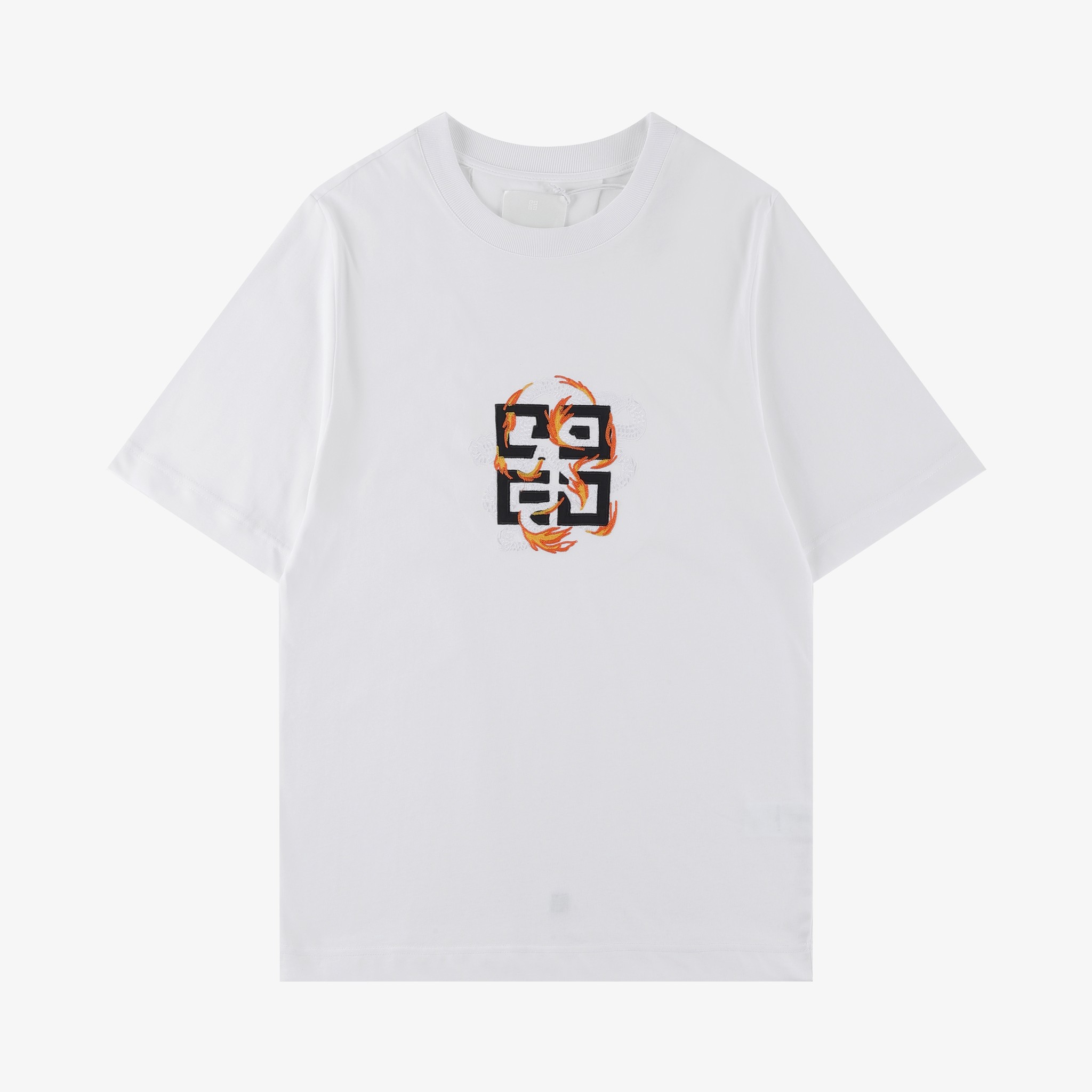 GVC Given * 2024SS primavera y verano nueva camiseta de manga corta Serie Año Nuevo del Dragón, parche bordado 4G con p…