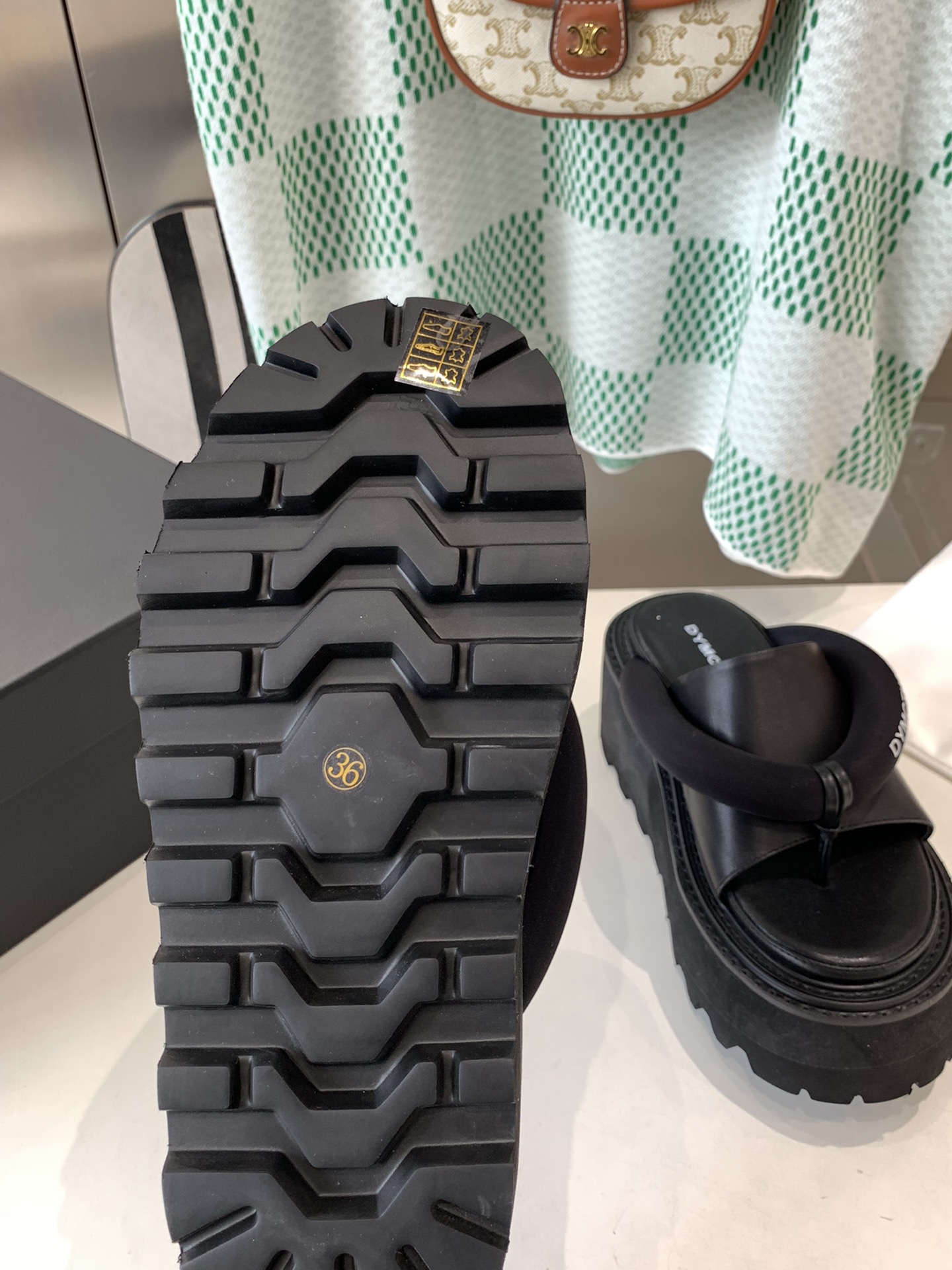 DYMONLATY2023SS Platform Slippers: Comfortable, Stylish, and Height-Boosting - 图片 8