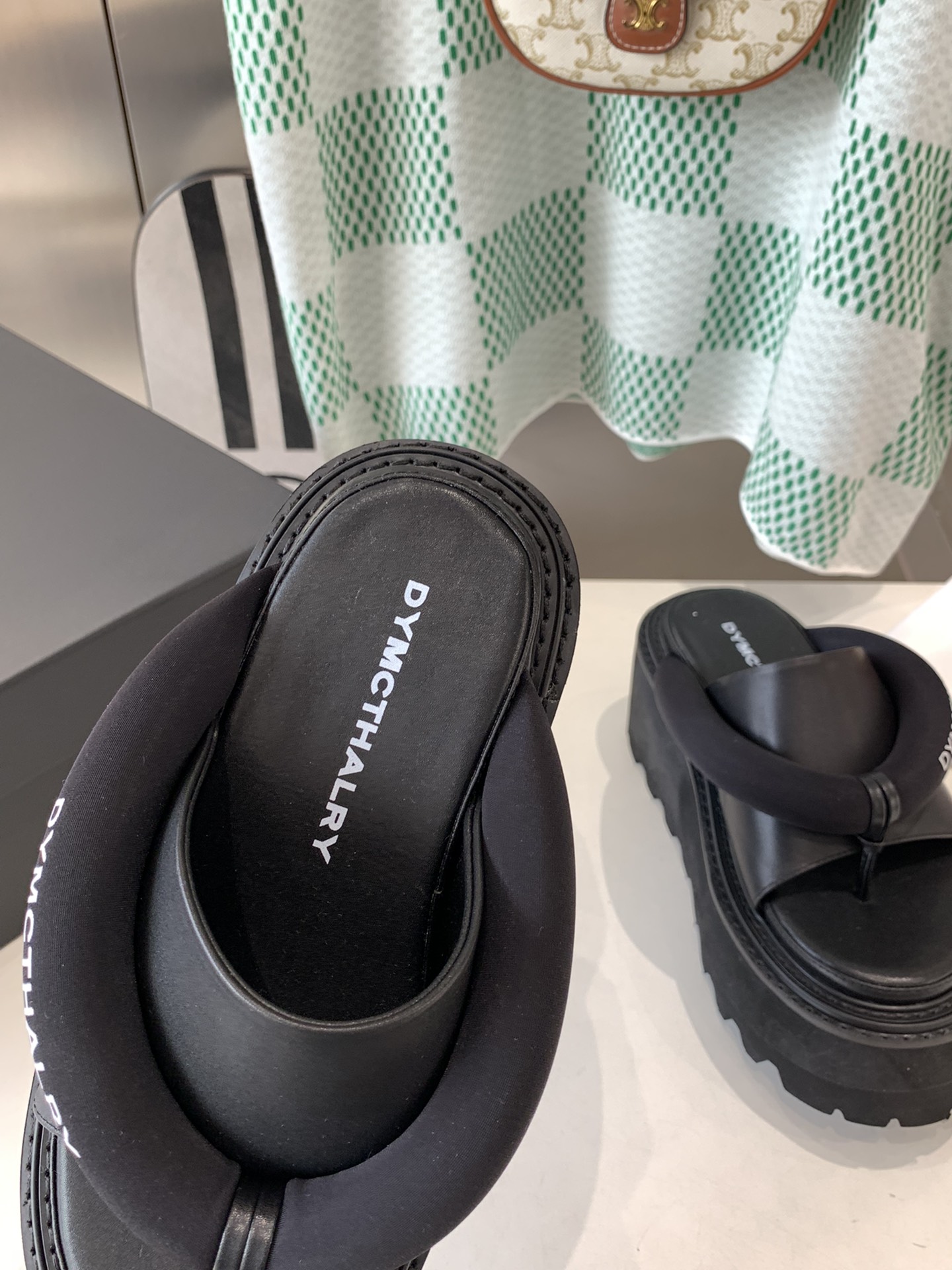 DYMONLATY2023SS Platform Slippers: Comfortable, Stylish, and Height-Boosting - 图片 6