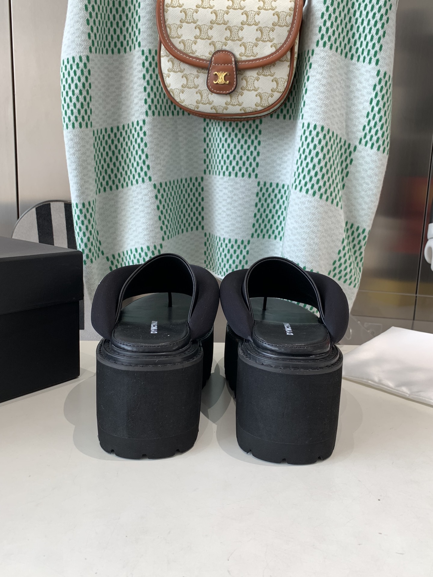 DYMONLATY2023SS Platform Slippers: Comfortable, Stylish, and Height-Boosting - 图片 9
