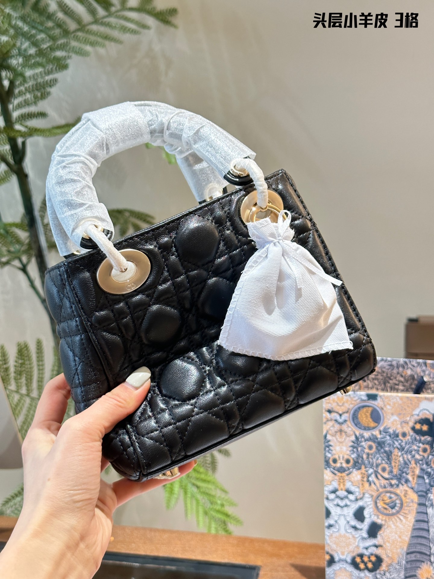 Dior Lady Handbags Crossbody & Shoulder Bags Sheepskin Spring/Summer Collection Mini