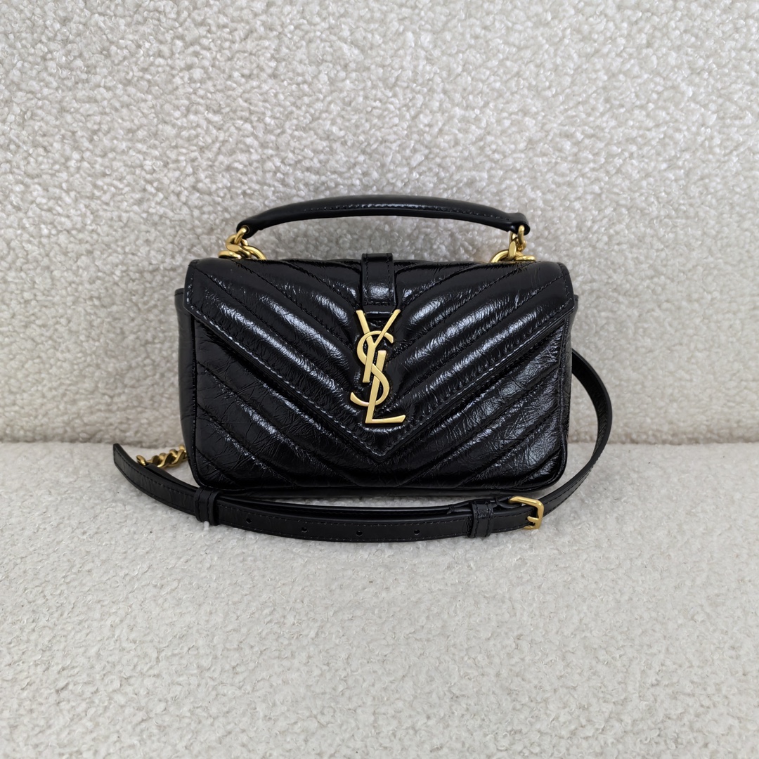 Yves Saint Laurent Messenger-Taschen Ölwachsleder Sommerkollektion Mini