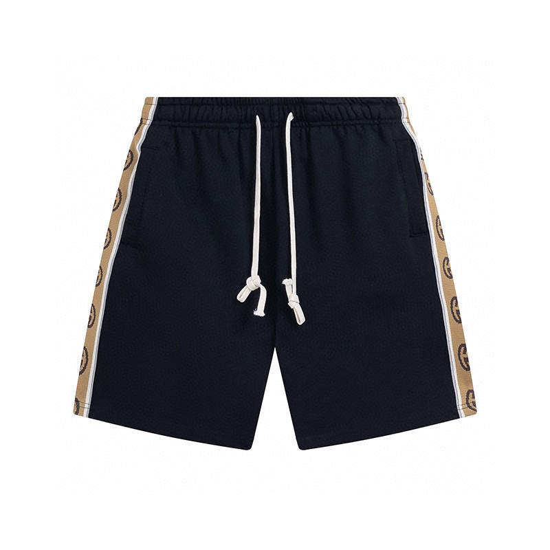 High Quality Women’s Gucci Side Strip Retro Logo Shorts in Black, Various Sizes - 图片 1